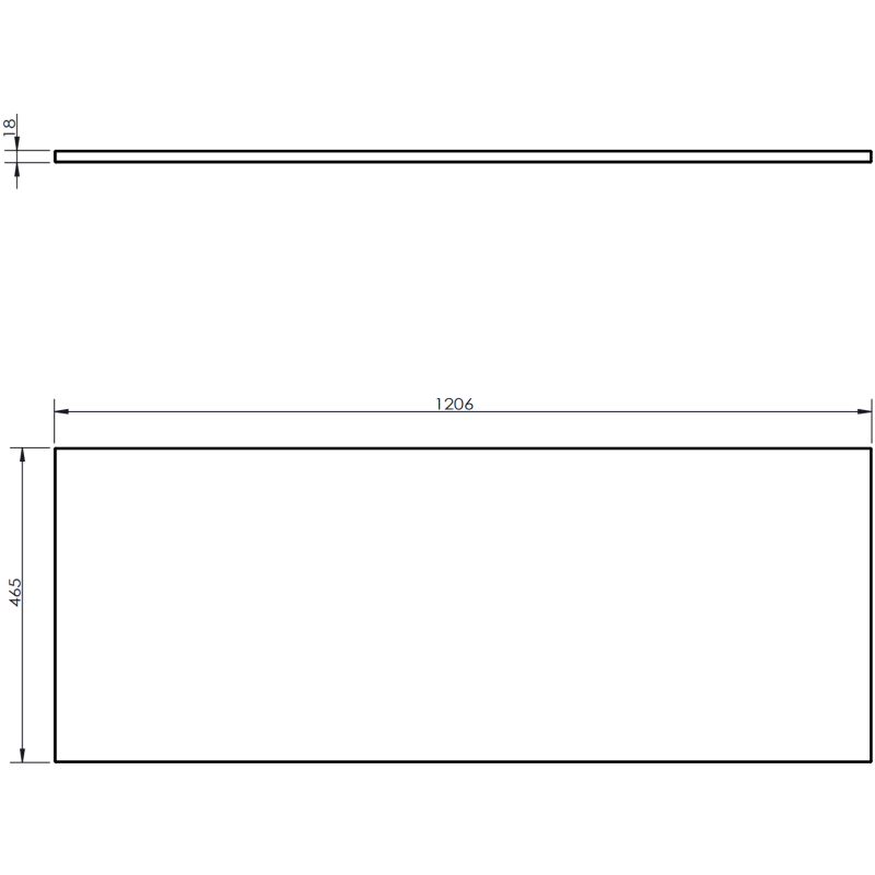 Mexen Rivel vonios kambario spintelė po praustuvu 120 cm su stalviršiu, 1 stalčius, rifliuota, riešutas - 91A20-12023-1-BFC86