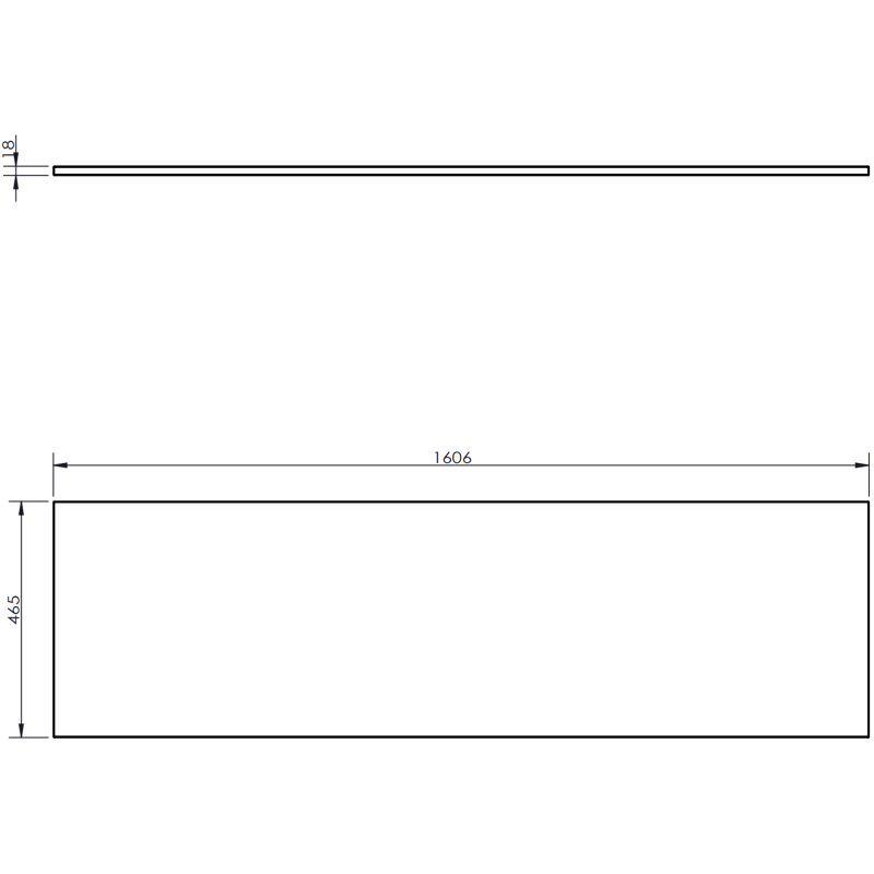 Mexen Rivel vonios spintelė po praustuvu 160 cm su stalviršiu, 1 stalčius, rifliuotas, juodas matinis - 91A20-16023-1-BFC71