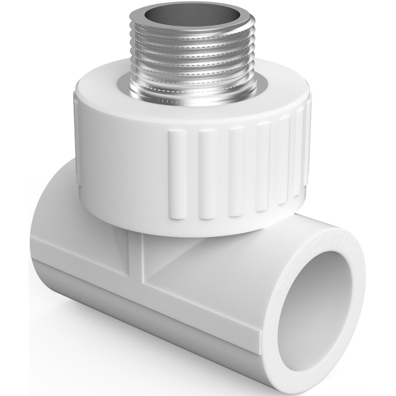 Mexen PPR suvirintas trišakis PPR vamzdžiams 50 x 6/4 GZ x 20 - W97333-5064M20-00