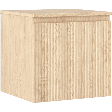 Mexen Rivel vonios spintelė po praustuvu 50 cm su stalviršiu, 1 stalčius, grioveliu, ąžuolas - 91A20-05047-1-BFC81