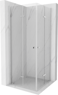 Mexen Lima Sulankstoma dušo kabina Duo 70 x 70 cm, skaidri, chromuota - 856-070-070-02-00