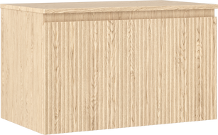 Mexen Rivel vonios kambario spintele po praustuvu 80 cm su stalviršiu, 1 stalčius, grioveliai, ąžuolas - 91A20-08047-1-BFC81