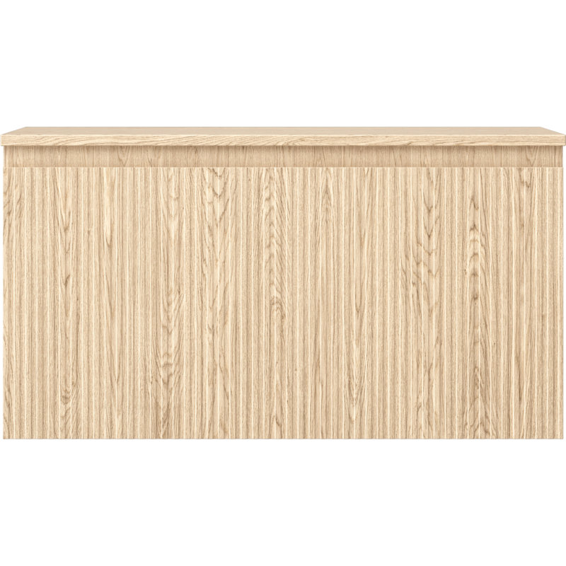 Mexen Rivel vonios spintelė po praustuvu 90 cm su stalviršiu, 1 stalčius, grioveliai, ąžuolas - 91A20-09047-1-BFC81