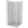 Mexen Lima Duo sulankiojama dušo kabina 100 x 100 cm, skaidri, chromuota - 856-100-100-02-00
