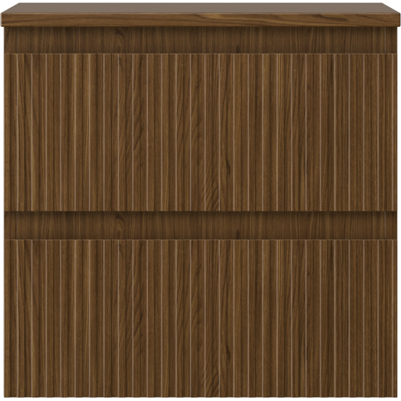 Mexen Rivel vonios spintelė po kriaukle 50 cm su stalviršiu, 2 stalčiai, grioveliuotas, riešutas - 91A20-05047-2-BFFC86