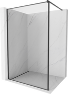 Mexen Kioto dušo siena Walk-in 110 x 200 cm, juodas rėmas 8 mm, juoda - 800-110-101-70-70