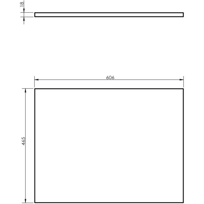 Mexen Rivel vonios kambario spintelė po praustuvu 60 cm su stalviršiu, 2 stalčiai, rifliuota, ąžuolas - 91A20-06047-2-BFFC81
