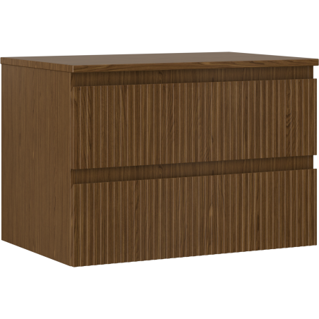 Mexen Rivel vonios spintelė po praustuvu 70 cm su stalviršiu, 2 stalčiai, grioveliai, riešutas - 91A20-07047-2-BFFC86