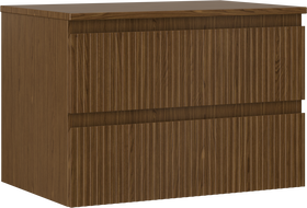 Mexen Rivel vonios spintelė po praustuvu 70 cm su stalviršiu, 2 stalčiai, grioveliai, riešutas - 91A20-07047-2-BFFC86