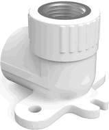 Mexen PPR alkūnė su laikikliu, suvirinama PPR vamzdžiams 20 x 1/2 vidinis sriegis - W97340-2012F-00