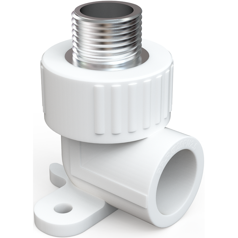 Mexen PPR alkūnė su laikikliu, suvirinamai PPR vamzdžiams 25 x 3/4 GZ - W97341-2534M-00