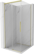 Mexen Rox stumdomas dušo kabinas 110 x 110 cm, permatomas, auksinis šlifuotas - 8C2-110-110-55-00
