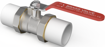 Mexen PPR rutulinis vožtuvas su PPR suvirinamomis sujungėmis vamzdžiams PPR 40 x 40 - W97350-40-00