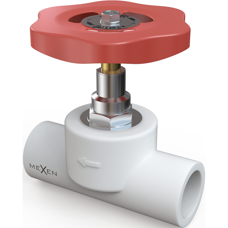 Mexen PPR grybo formos uždaromasis vožtuvas suvirinamas PPR vamzdžiams 20 x 20 - W97352-20-00