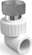 Mexen PPR kelio jungtis su pusiau sriegine jungtimi suvirinimo būdu sujungiama su PPR vamzdžiais 32 x 3/4 GW - W97353-3234F-00