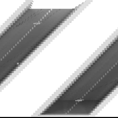 Mexen Lima sulankstomos dušo durys 120 cm, grafitas, chromas - 856-120-000-01-40