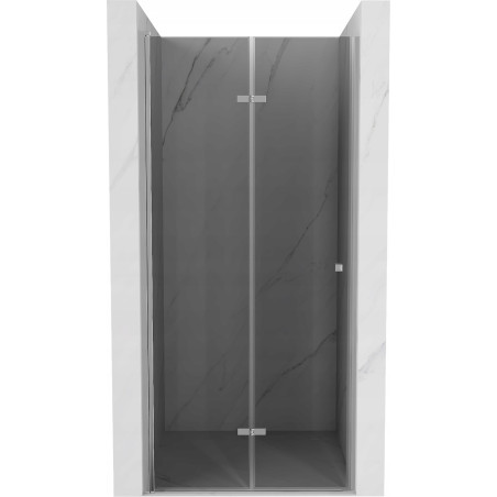 Mexen Lima sulankstomos dušo durys 120 cm, grafitinės, chromas - 856-120-000-01-40