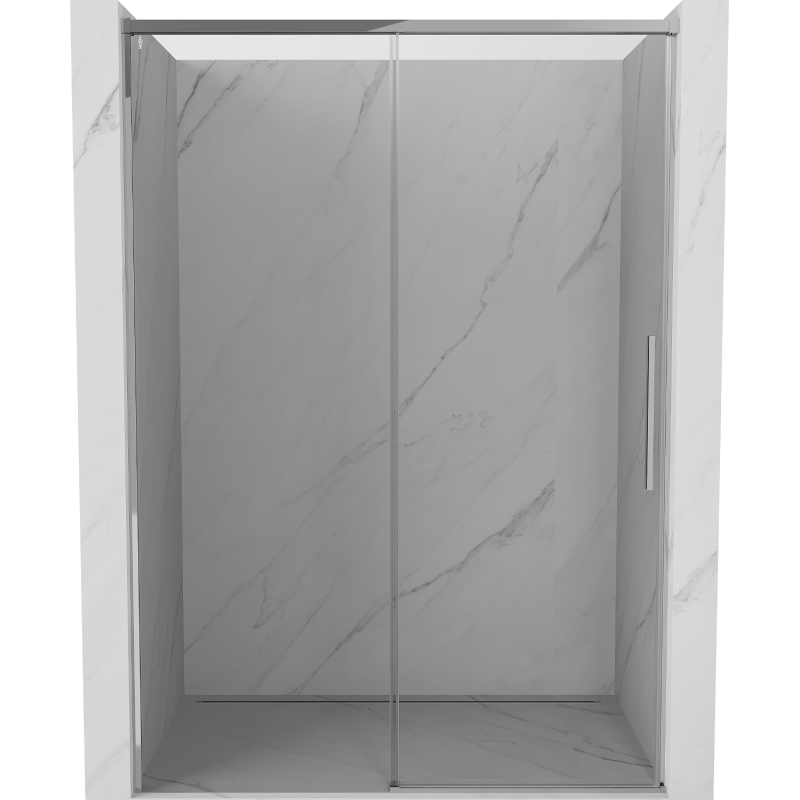 Mexen Rox stumdomos dušo durys 140 cm, skaidrios, chromas - 8C2-140-000-01-00