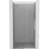 Mexen Rox stumdomos dušo durys 135 cm, skaidrios, baltos - 8C2-135-000-20-00