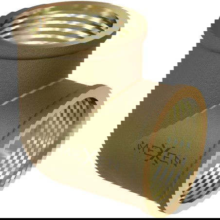 Mexen BRASS žalvarinis alkūnės sujungimas 2 vidinės sriegimo x 2 vidinės sriegimo - W97402-2020