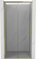 Mexen Rox stumdomos dušo durys 120 cm, skaidrios, auksinės - 8C2-120-000-50-00