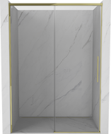 Mexen Rox stumdomos dušo durys, 155 cm, skaidrios, auksinės - 8C2-155-000-50-00