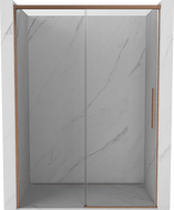 Mexen Rox stumdomos dušo durys 160 cm, permatomos, šlifuotas varis - 8C2-160-000-65-00