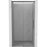 Mexen Rox stumdomos dušo durys 115 cm, skaidrios, šlifuotos gun gray - 8C2-115-000-66-00