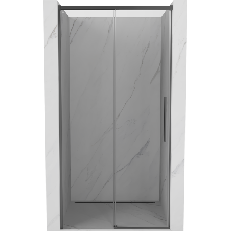 Mexen Rox stumdomos dušo durys 110 cm, skaidrios, gun metal - 8C2-110-000-95-00