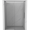 Mexen Rox stumdomos dušo durys 140 cm, permatomos, tamsus metalas - 8C2-140-000-95-00