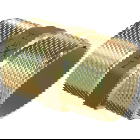 Mexen BRASS žalvarinis nipelis 5/4 GZ x 5/4 GZ - W97404-5454