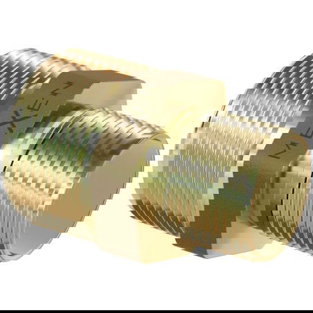 Mexen BRASS žalvarinis redukcinis nipelis 3/8 išorinė x 1/4 išorinė - W97405-3814