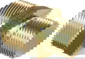 Mexen BRASS žalvarinis redukcinis nipelio 5/4 Išorinis sriegis x 1/2 Išorinis sriegis - W97405-5412