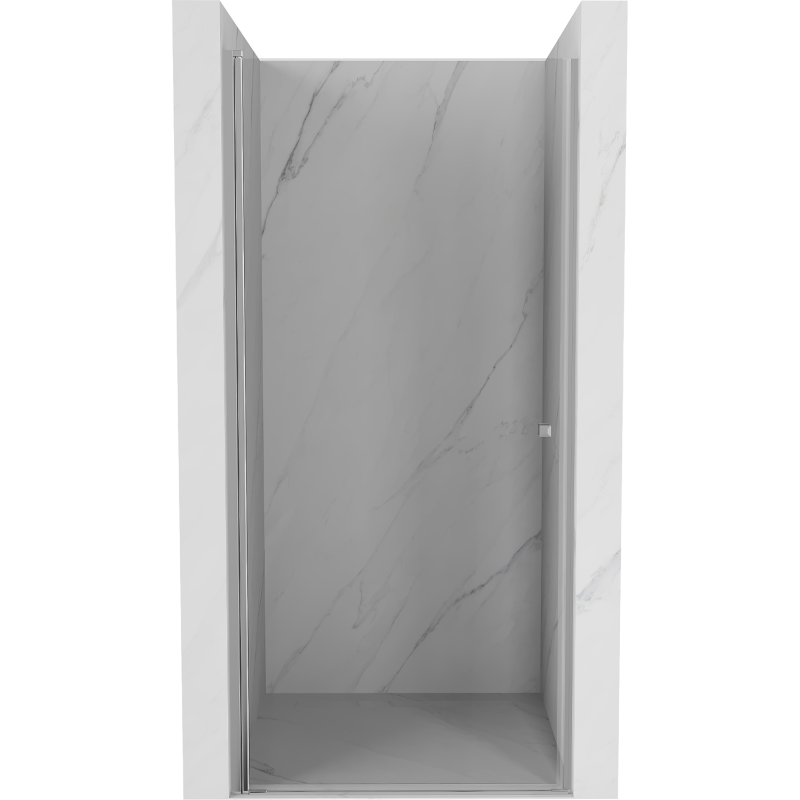Mexen Pretoria pakreipiamos dušo durys 75 cm, Skaidrus, Chromo - 852-075-000-01-00