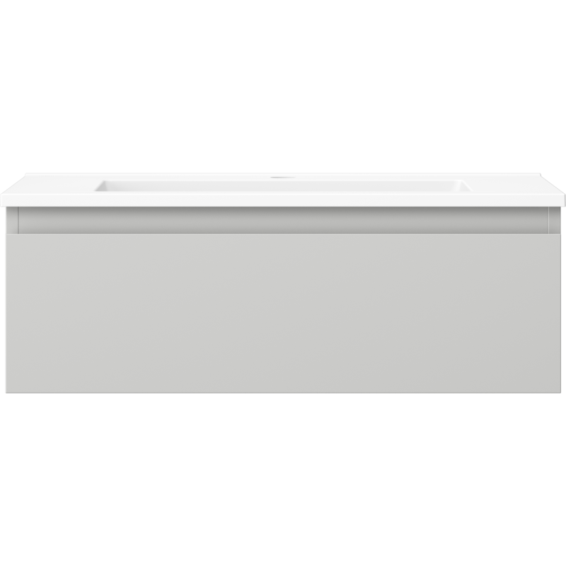 Mexen Orio vonios spintelė 70 cm su Otis praustuvu, 1 stalčius, pilka matinė/balta matinė - 91A10-07023-1-BF62-W18M01