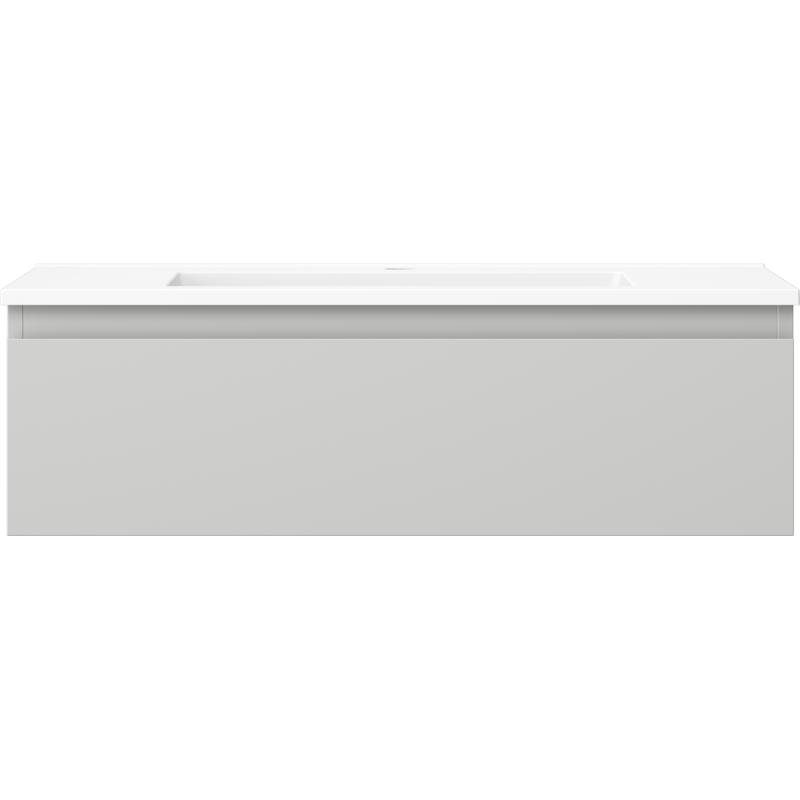 Mexen Orio vonios spintelė 80 cm su Otis praustuvu, 1 stalčius, pilka matinė/balta matinė - 91A10-08023-1-BF62-W18M01