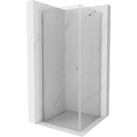 Mexen Pretoria Stiklinė dušo kabina 70 x 70 cm, skaidri, chromas - 852-070-070-01-00