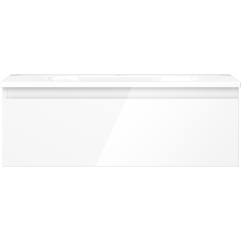 Mexen Orio vonios spintelė 70 cm su kriaukle Vela, 1 stalčius, blizgi balta - 91A10-07023-1-BF00-W23M00