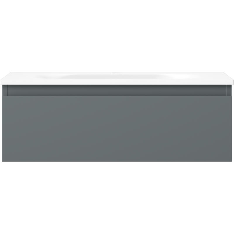 Mexen Orio vonios spintelė 70 cm su praustuvu Vela, 1 stalčius, matinė grafito/balta mat - 91A10-07023-1-BF66-W23M01