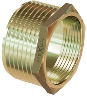 Mexen BRASS žalvario redukcija 1/2 Išorinis sriegis x 1/4 Vidinis sriegis - W97407-1214