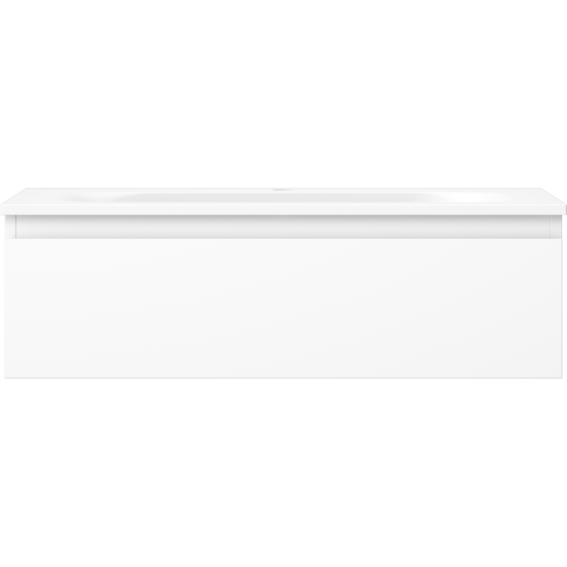 Mexen Orio vonios spintelė 80 cm su Vela praustuvu, 1 stalčius, balta matinė - 91A10-08023-1-BF01-W23M01