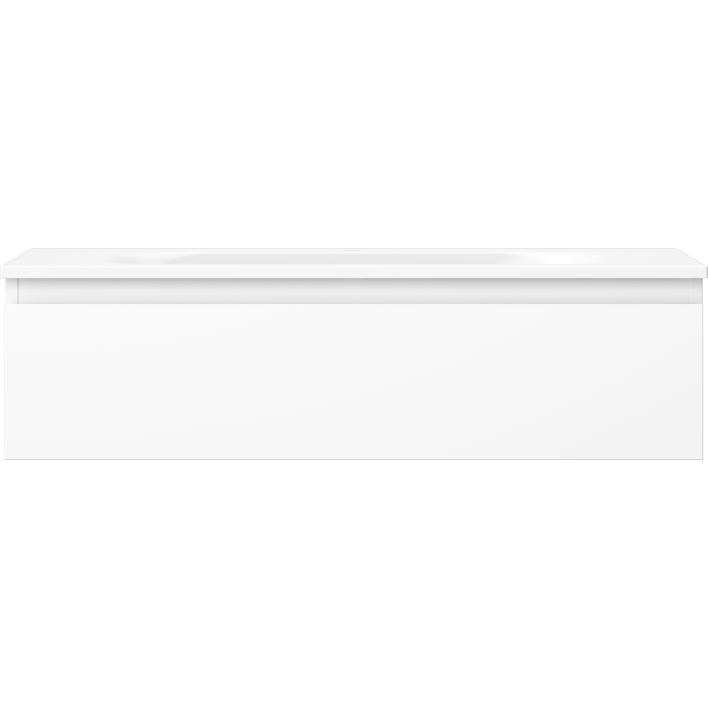 Mexen Orio vonios spintelė 90 cm su Vela praustuvu, 1 stalčius, balta matinė - 91A10-09023-1-BF01-W23M01