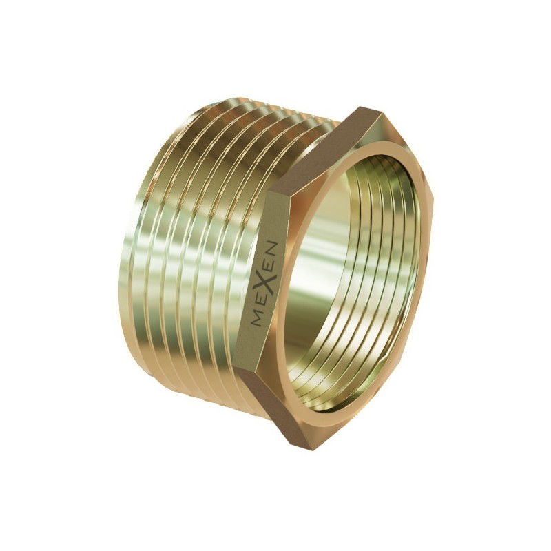 Mexen BRASS žalvario redukcija 6/4 GZ x 1/2 GW - W97407-6412