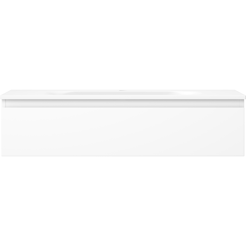 Mexen Orio vonios spintelė 100 cm su praustuvu Vela, 1 stalčius, balta matinė - 91A10-10023-1-BF01-W23M01