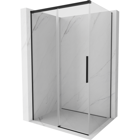 Mexen Rox stumdomos dušo kabinos 145 x 95 cm, skaidrios, juodos - 8C2-145-095-70-00