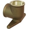 Mexen BRASS žalvarinis sieninis alkūnė su atšaka 1/2 vidinis sriegis x 1/2 vidinis sriegis - W97408-1212