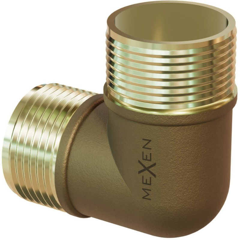 Mexen BRASS žalvarinis alkūnė 3/4 GZ x 3/4 GZ - W97409-3434