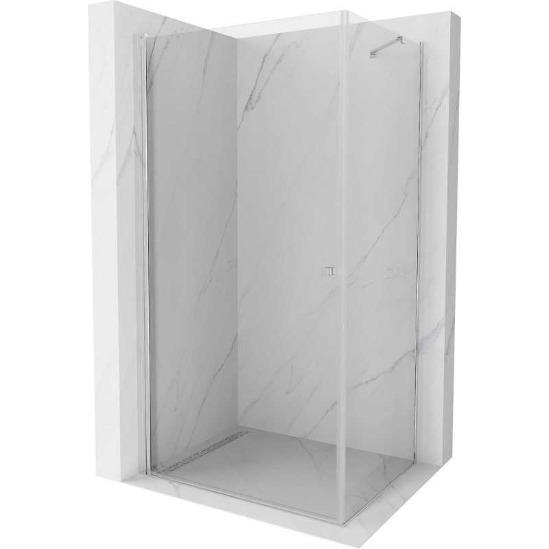 Mexen Pretoria atvira dušo kabina 90 x 70 cm, skaidri, chromas - 852-090-070-01-00