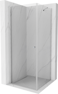 Mexen Pretoria atsiverianti dušo kabina 90 x 90 cm, permatomos, chromas - 852-090-090-01-00