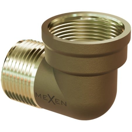 Mexen BRASS žalvarinis alkūnė 6/4 GZ x 6/4 GW - W97410-6464